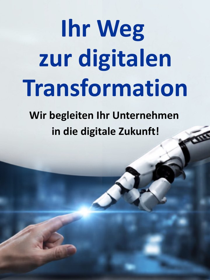 EDIH Austria Broschüre Titelseite der Broschüre „Ihr Weg zur digitalen Transformation“